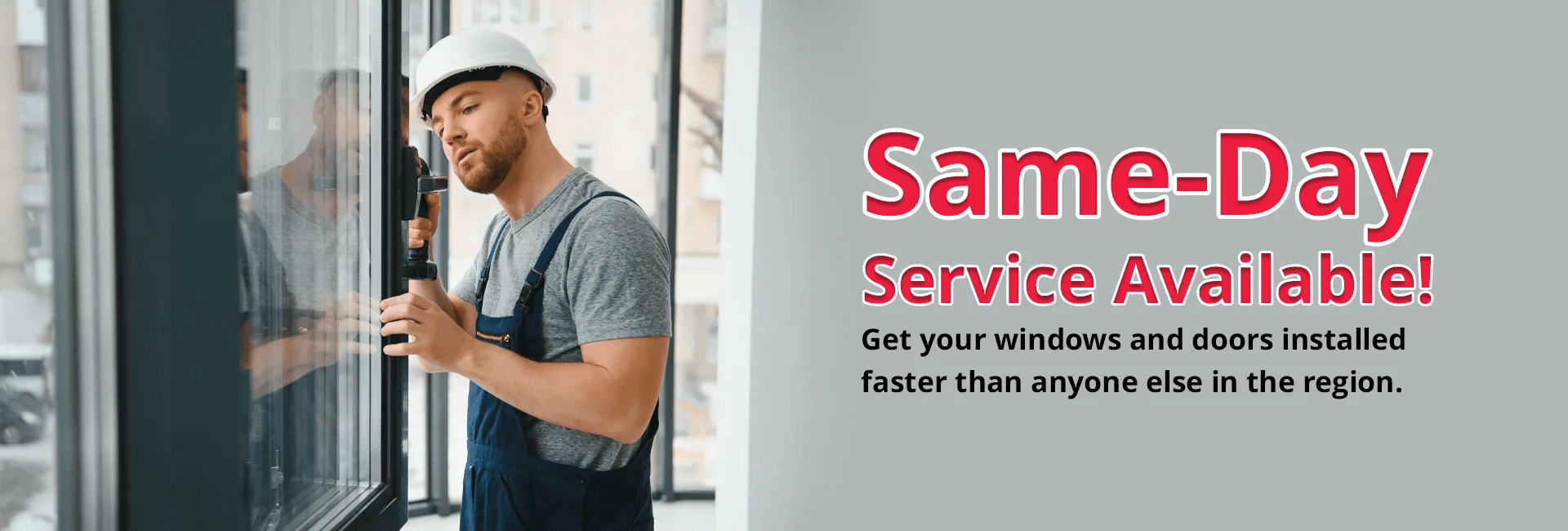Same Day Window Door Installation Hero Banner